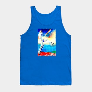 World Cup Cricket Batsman Comic Tank Top